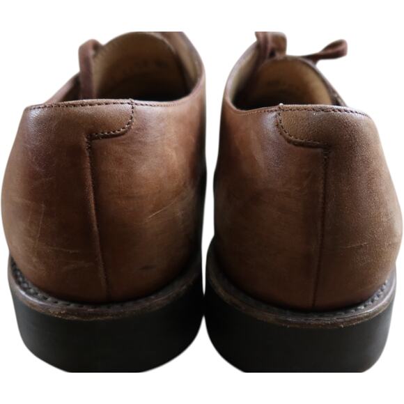 Polo Ralph Lauren Men's Derby Brown Leather Dress Shoes 11.5D W9 - Picture 5 of 9